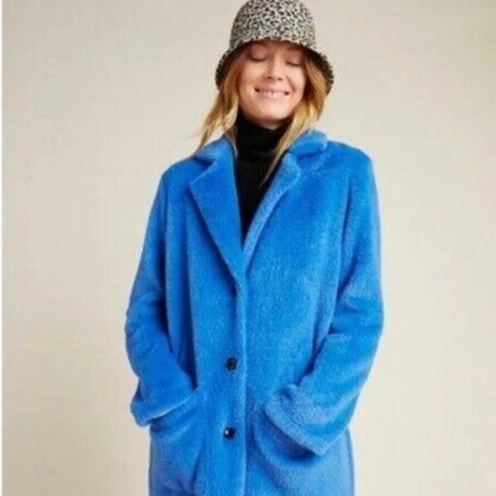 Sanctuary x Anthropologie Faux Fur Coat